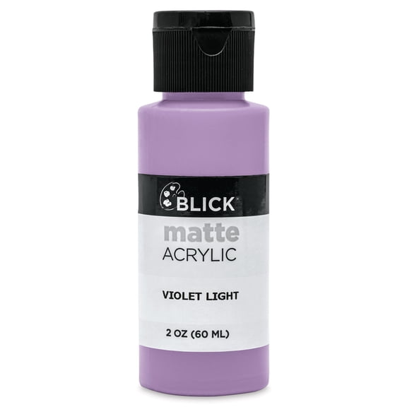 Blick Matte Acrylic - Violet Light, 2 oz bottle
