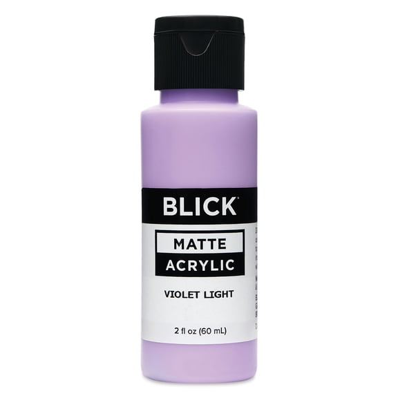 Blick Matte Acrylic - Violet Light, 2 oz bottle