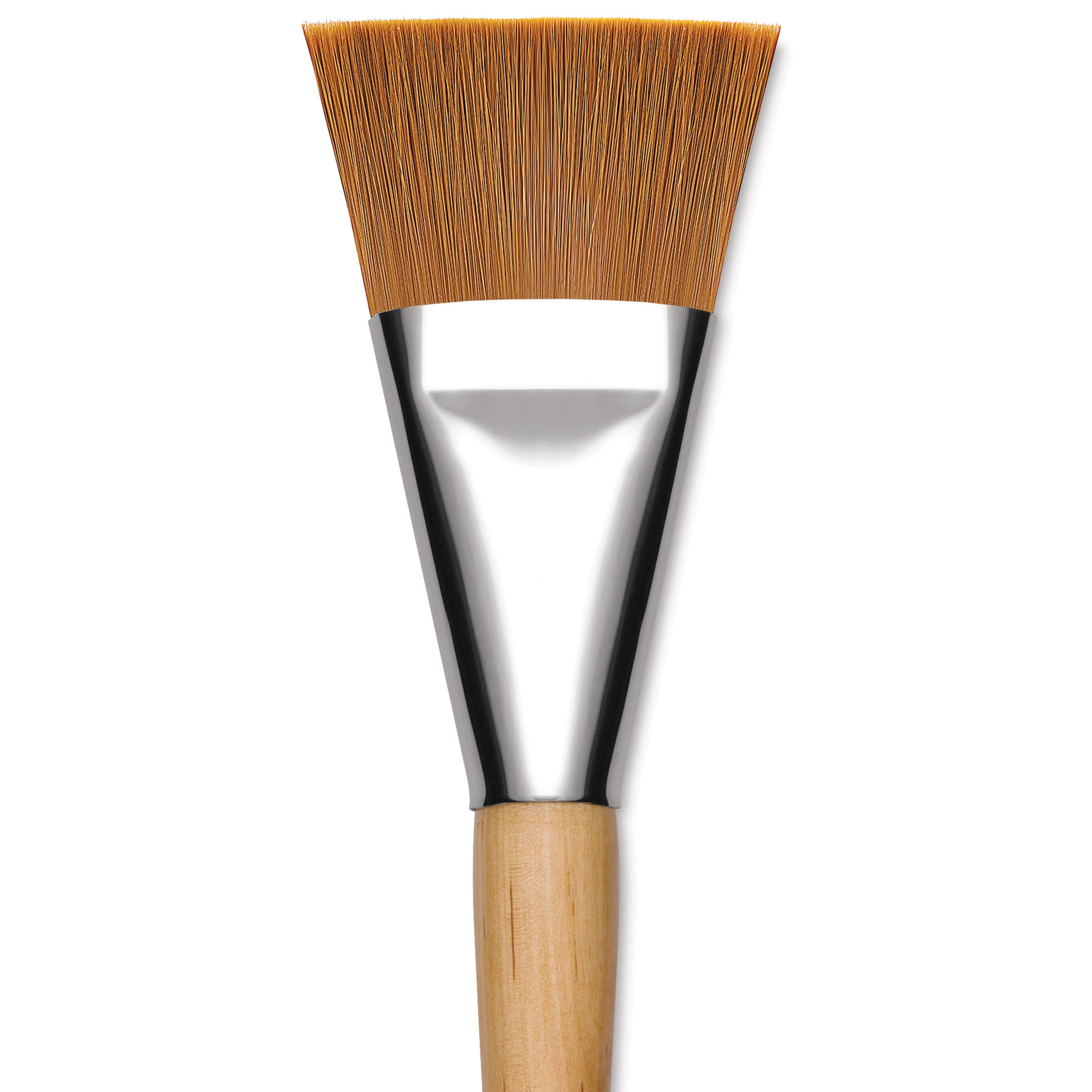 Blick Mega Golden Taklon Brush - Mega Flat, Short Handle, Size 50