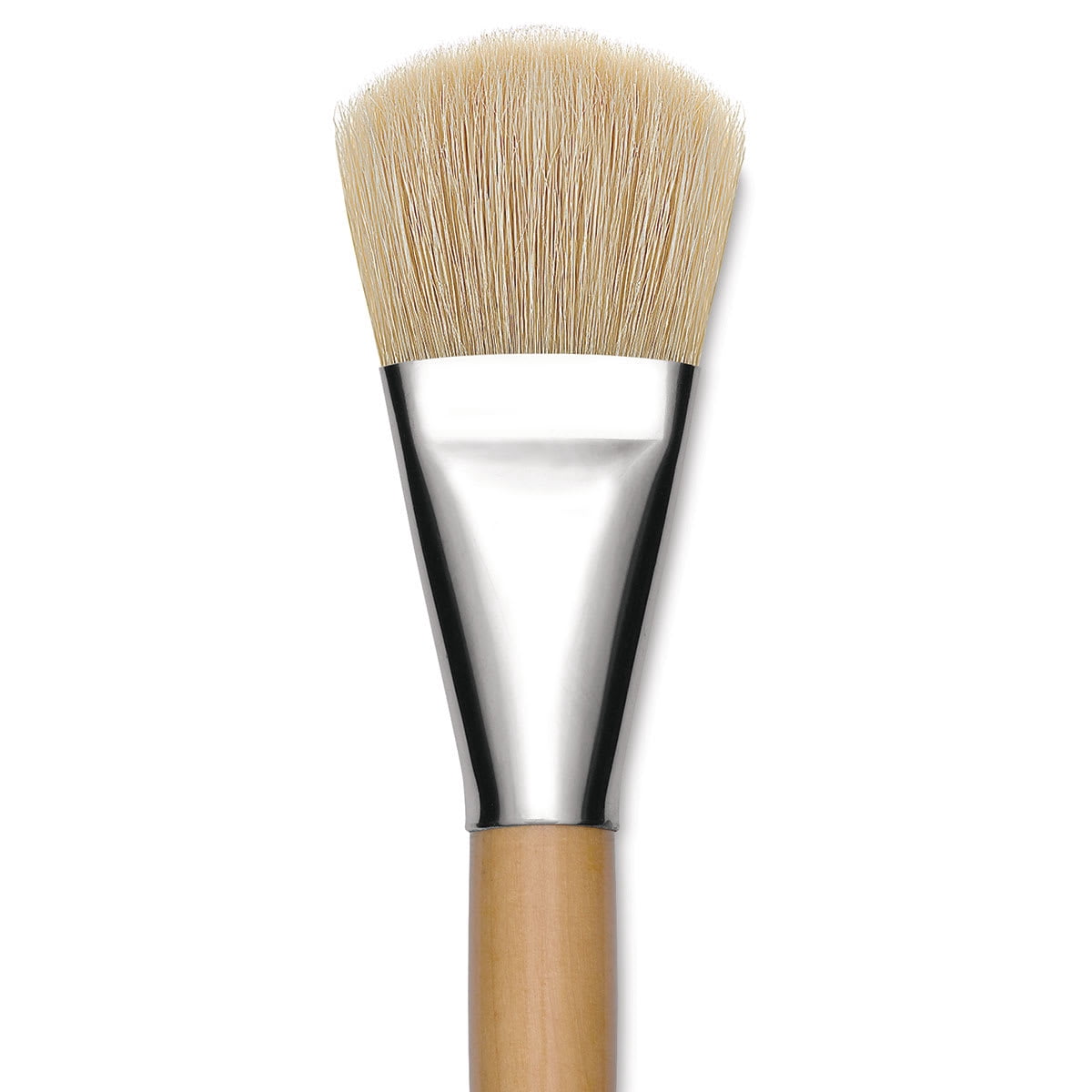 Blick Mega Natural Bristle Brush - Mega Filbert, Short Handle, Size 40