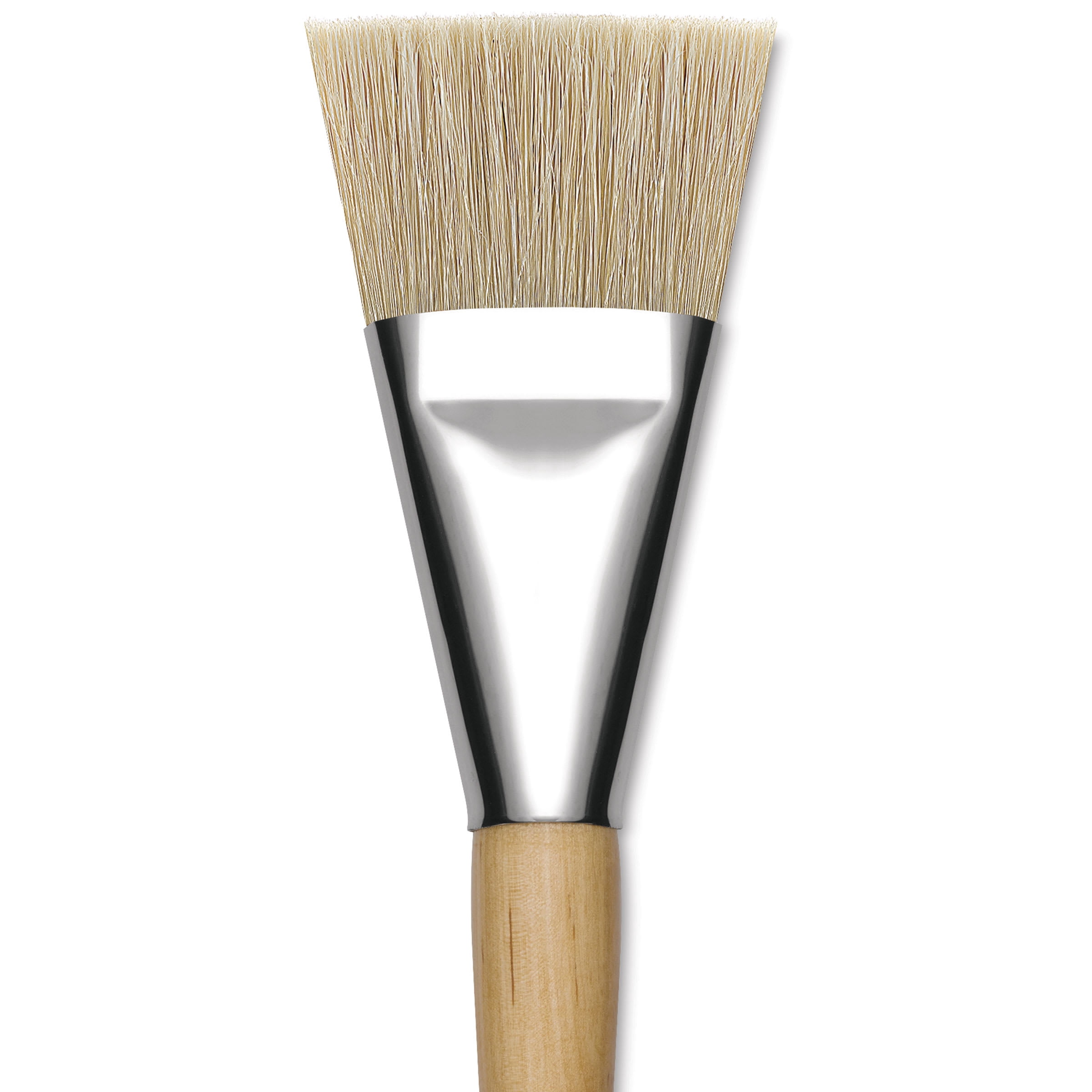 Blick Mega Natural Bristle Brush - Mega Flat, Short Handle, Size 50
