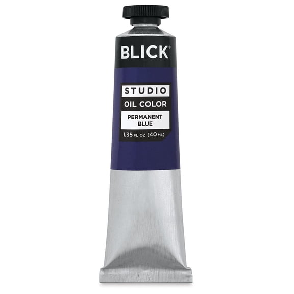 Blick Oil Colors - Permanent Blue, 40 ml tube