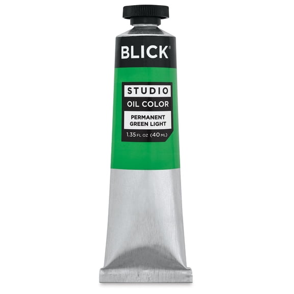 Blick Oil Colors - Permanent Light Green, 40 ml tube