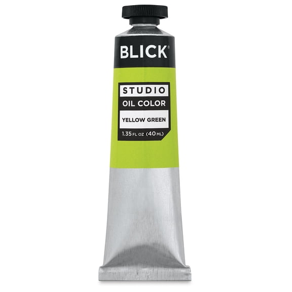 Blick Oil Colors - Yellow Green, 40 ml tube