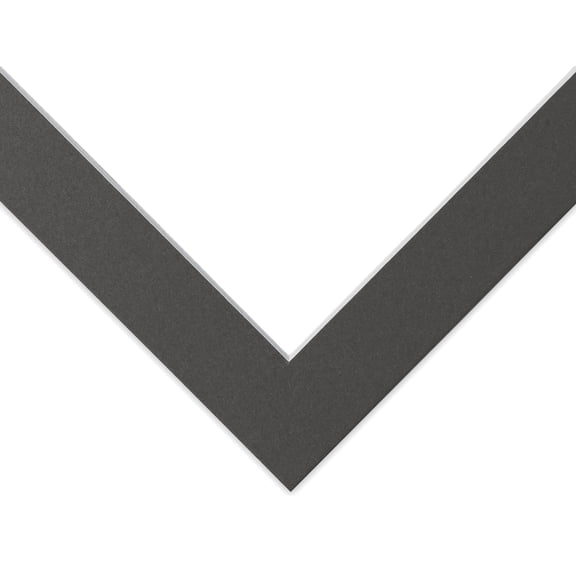 Blick Pre-Cut Mat - Cinder, 8" x 10" (5-3/4" x 7-3/4" Opening)