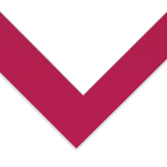Blick Pre-Cut Mat - Deep Red, 11" x 14" (7-1/2" x 9-1/2" Opening)