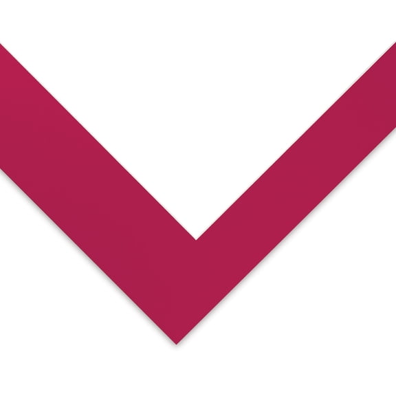 Blick Pre-Cut Mat - Deep Red, 18" x 24" (13-1/2" x 17-1/2" Opening)
