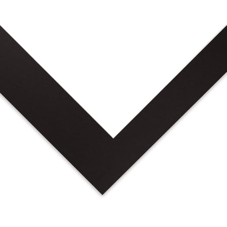 Blick Pre-Cut Mat - Raven Black, 18" x 24" (13-1/2" x 17-1/2" Opening)