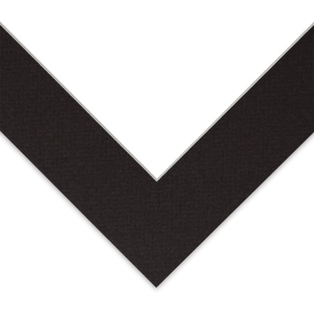Blick Pre-Cut Mat - Raven Black, 9" x 12" (5-1/2" x 8-1/2" Opening)