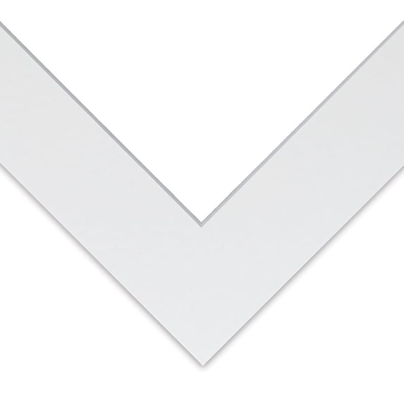 Blick Pre-Cut Mat Single - Manor White, 9" x 12" (5-1/2" x 8-1/2" Opening)