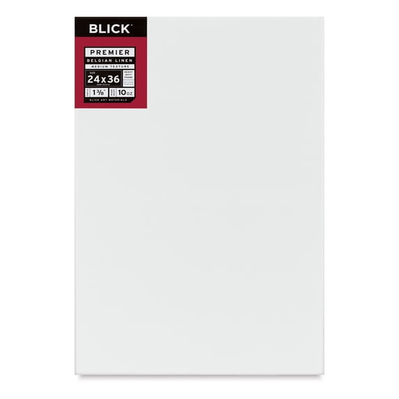 Blick Premier Belgian Linen - 24" x 36", Oil-Primed, 1-3/8" Profile