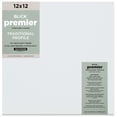 thumbnail image 1 of Blick Premier Stretched Cotton Canvas - Traditional Profile, Back-Stapled, 12" x 12", 1 of 1