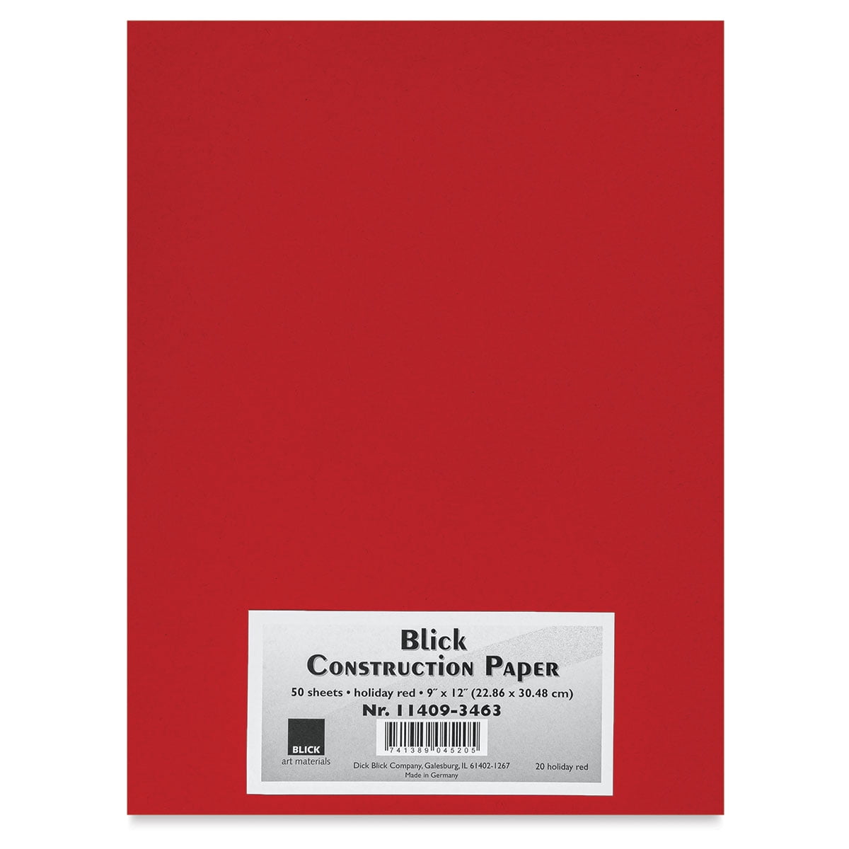 Blick Premium Construction Paper - 9 x 12, Holiday Red, 50 Sheets 