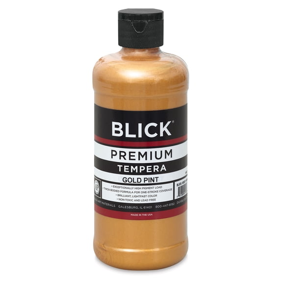 Blick Premium Grade Tempera - Gold, Pint