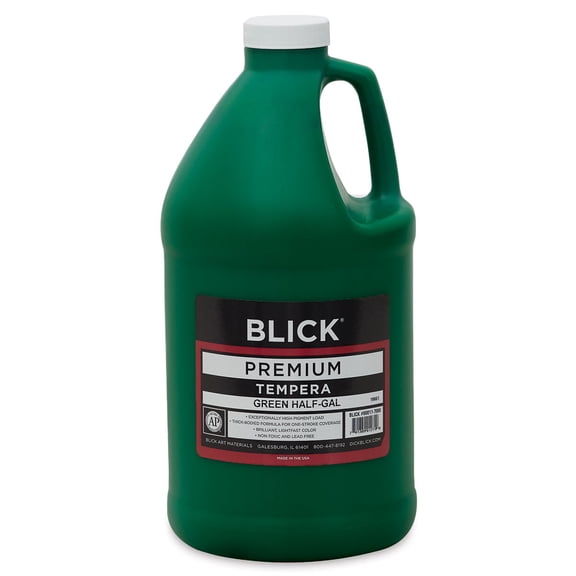 Blick Premium Grade Tempera - Green, Half Gallon