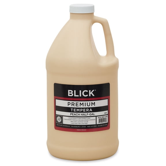 Blick Premium Grade Tempera - Peach, Half Gallon