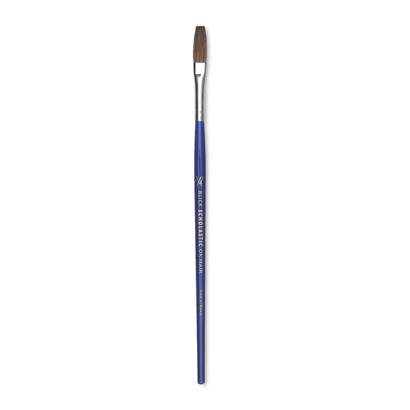 Blick Scholastic Ox Hair Brush - One-Stroke, Short Handle, 1/4"