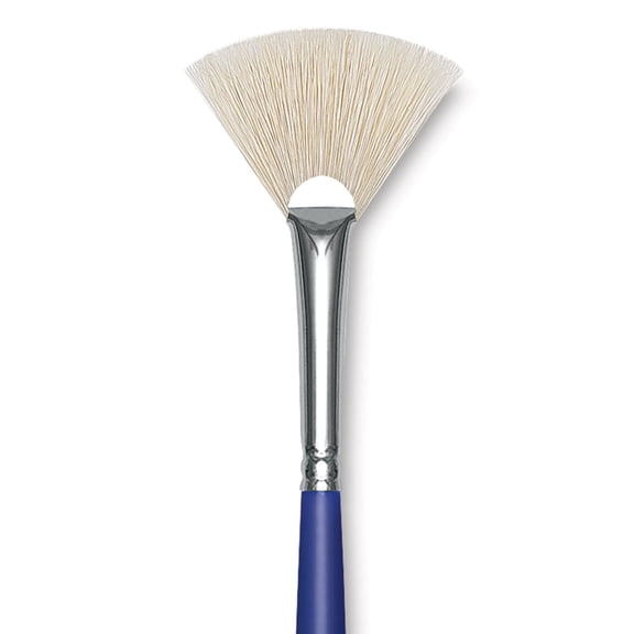 Blick Scholastic White Bristle Brush - Fan, Size 2