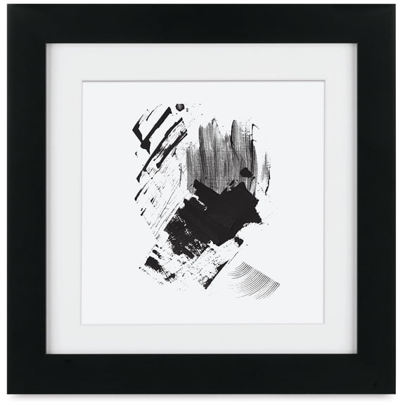 Blick Sheffield Frame - Black, 10" x 10" w/White Mat