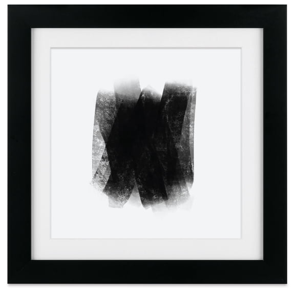 Blick Sheffield Frame - Black, 12" x 12" w/White Mat