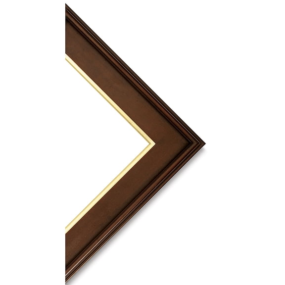 Blick Simplon Frame with Liner - 24" x 30" x 5/16", Walnut/Gold