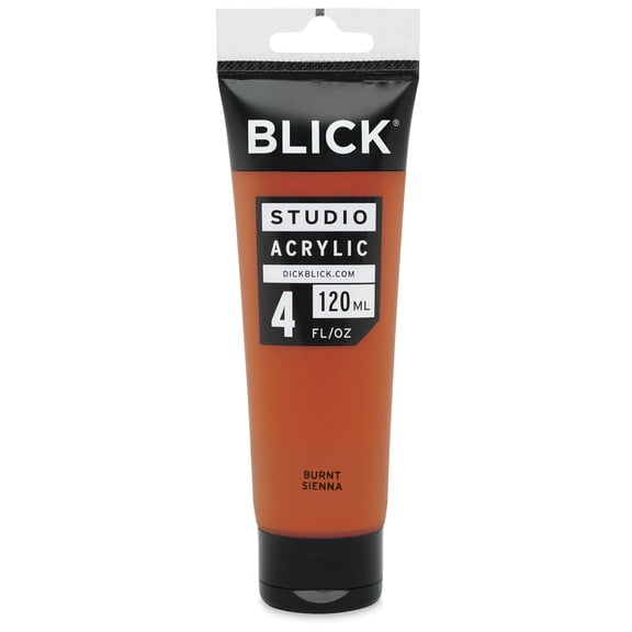 Blick Studio Acrylics - Burnt Sienna, 4 oz tube