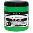 thumbnail image 1 of Blick Studio Acrylics - Green Light Permanent,  16 oz jar, 1 of 2