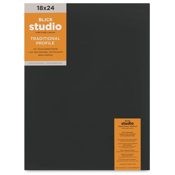 Blick Studio Cotton Canvas - 18" x 24", Traditional Profile