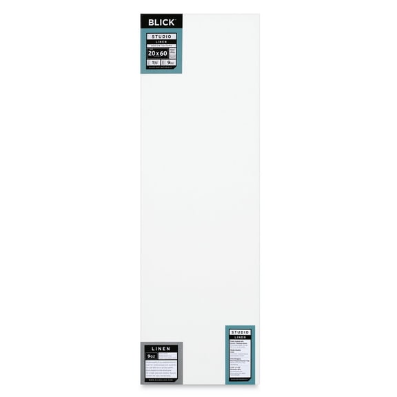 Blick Studio Linen Stretched Canvas - 20" x 60", Gallery 1-1/2" Profile