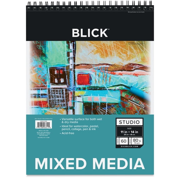 Blick Studio Mixed Media Pad - 11" x 14", 60 Sheets