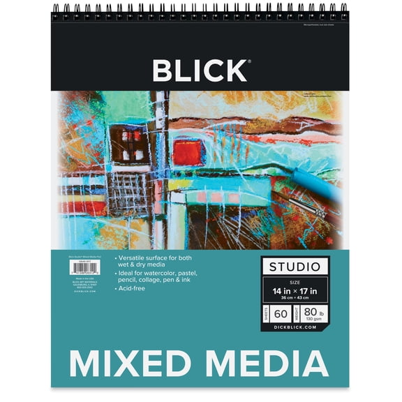 Blick Studio Mixed Media Pad - 14" x 17", 60 Sheets