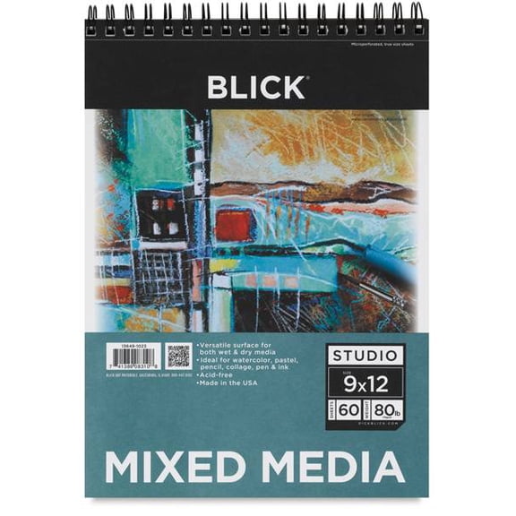 Blick Studio Mixed Media Pad - 9" x 12", 60 Sheets
