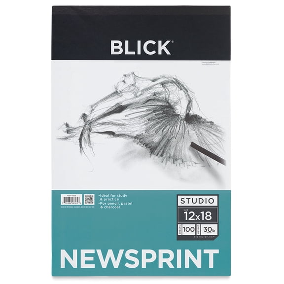 Blick Studio Newsprint Pad - 12" x 18", 100 Sheets