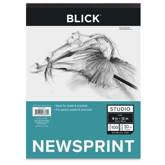 Blick Studio Newsprint Pad - 9" x 12", 100 Sheets