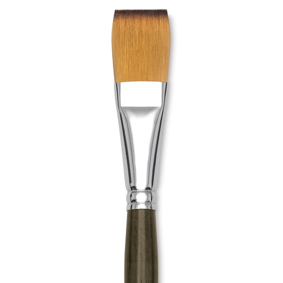 Blick Studio Short Handle Synthetic Brush - One-Stroke Wash, Short Handle, 3/4"