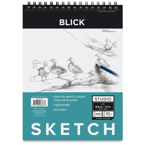 Blick Studio Sketch Pad - 8-1/2" x 11", 100 Sheets