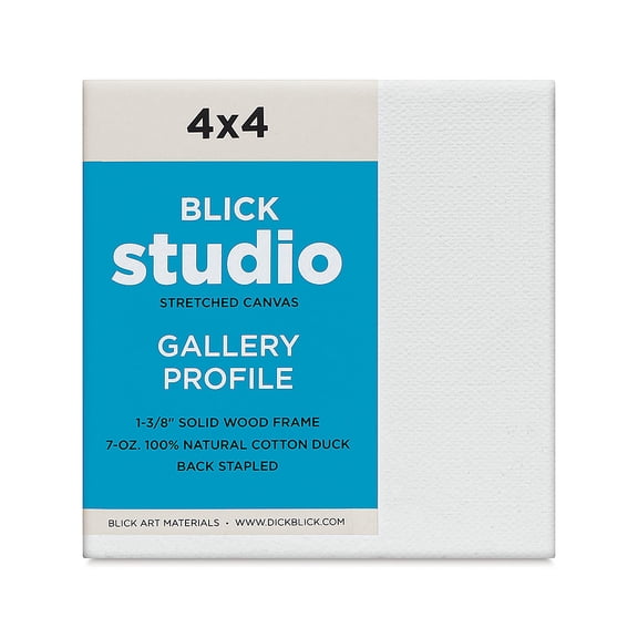 Blick Studio Stretched Cotton Canvas - Gallery Profile, 4" x 4"