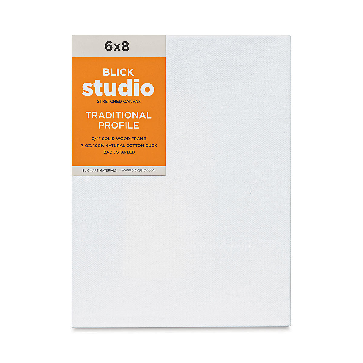 Blick Studio Stretched Cotton Canvas - Traditional Profile, 6" x 8 ...