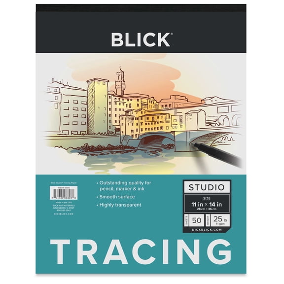 Blick Studio Tracing Paper Pad - 11" x 14", 50 Sheets