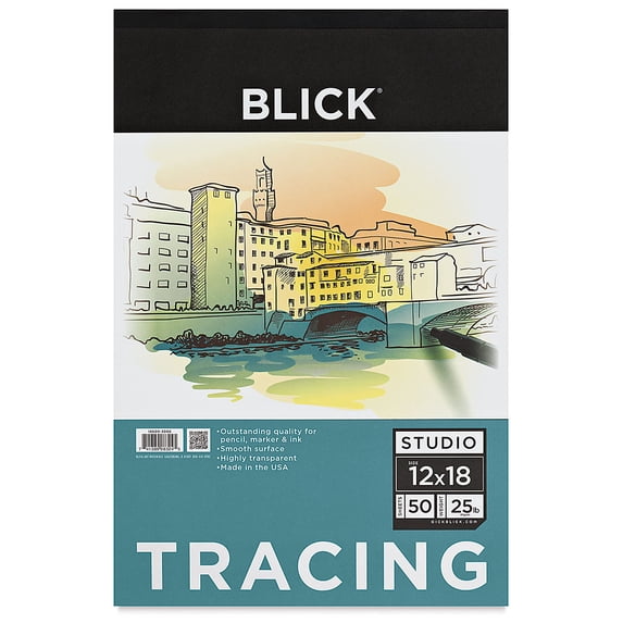 Blick Studio Tracing Paper Pad - 12" x 18", 50 Sheets