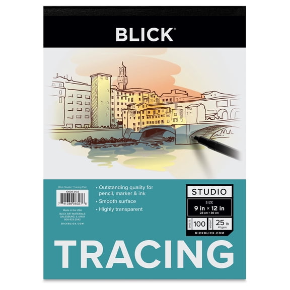 Blick Studio Tracing Paper Pad - 9" x 12", 100 Sheets