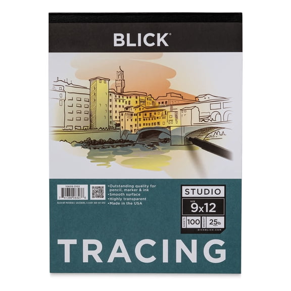 Blick Studio Tracing Paper Pad - 9" x 12", 100 Sheets