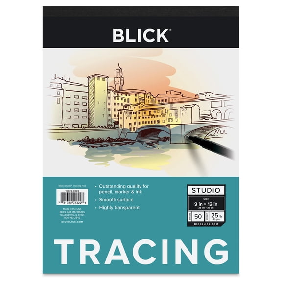 Blick Studio Tracing Paper Pad - 9" x 12", 50 Sheets