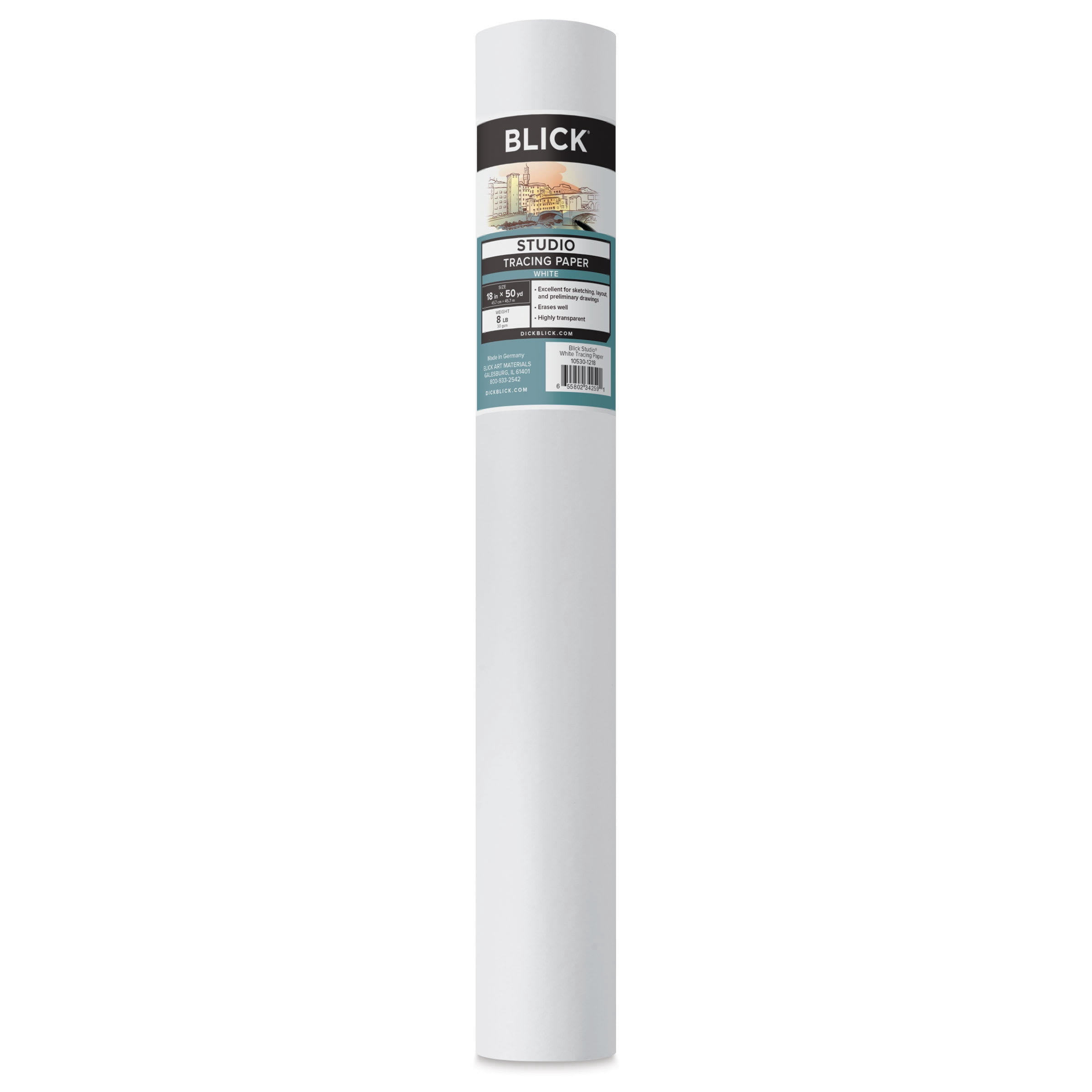 Blick Studio Tracing Paper Roll - 18" x 50 yds, White