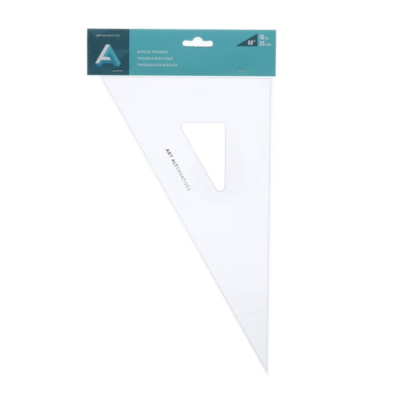 Blick Art Alternatives Plastic Triangle - 10", 30-60 Degree
