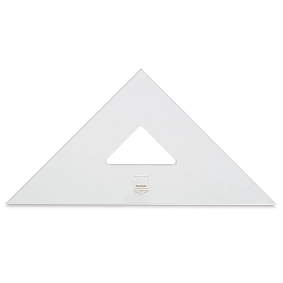 Art Alternatives Plastic Triangle - 10", 45-90 Degree
