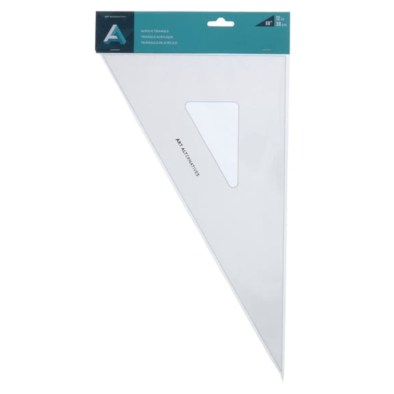 Blick Art Alternatives Plastic Triangle - 12", 30-60 Degree