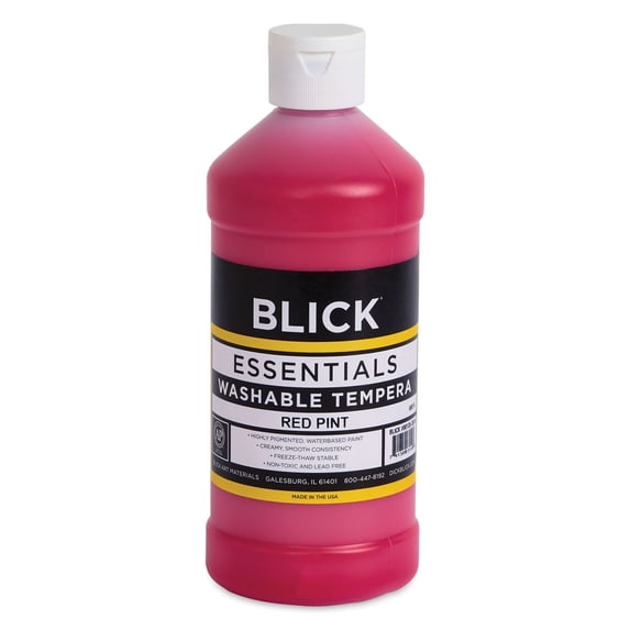 Blick Washable Tempera Paint - Red, 16 oz