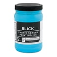 thumbnail image 1 of Blick Water-Base Acrylic Textile Screen Printing Ink - Peacock Blue, Quart, 1 of 1