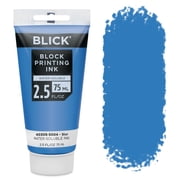 Blick Water-Soluble Block Printing Ink - Blue, 2.5 oz Tube